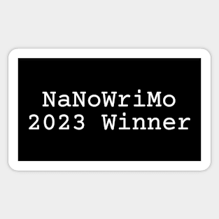 NaNoWriMo 2023 Winner Sticker